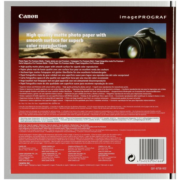 Canon PM-101 Pro Premium opaco A 2, 20 fogli 210 g