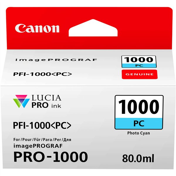 Canon PFI-1000 PC foto ciano