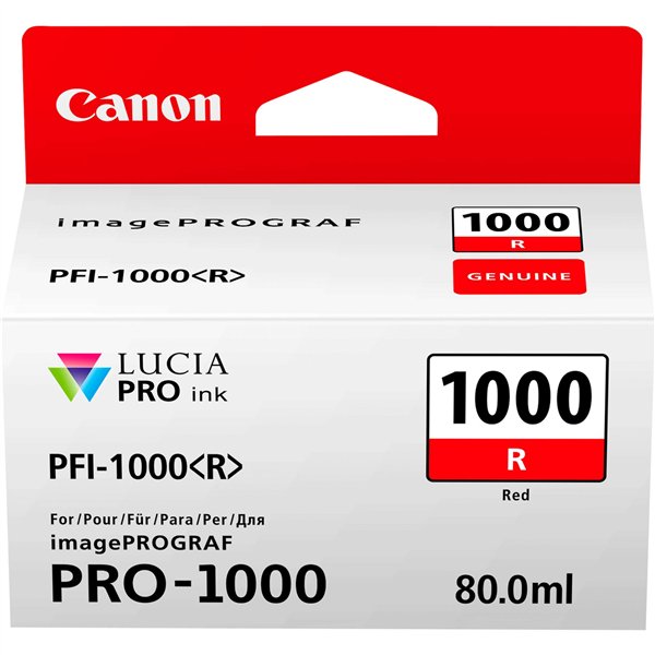 Canon PFI-1000 R rosso