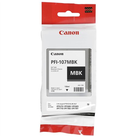 Canon PFI-107 MBK Cartucce opaco nero