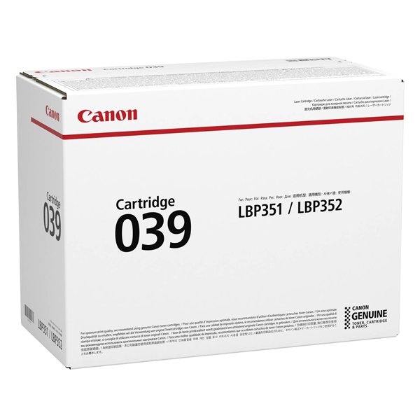 Canon cartuccia Cartuccia 039 nero