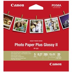 Canon PP-201 13x13 cm 20 fogli Photo carta Plus lucido II 265 g