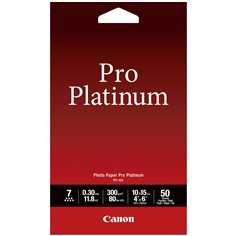 Canon PT-101 10x15 cm, 50 fogli Photo carta Pro Platinum 300 g