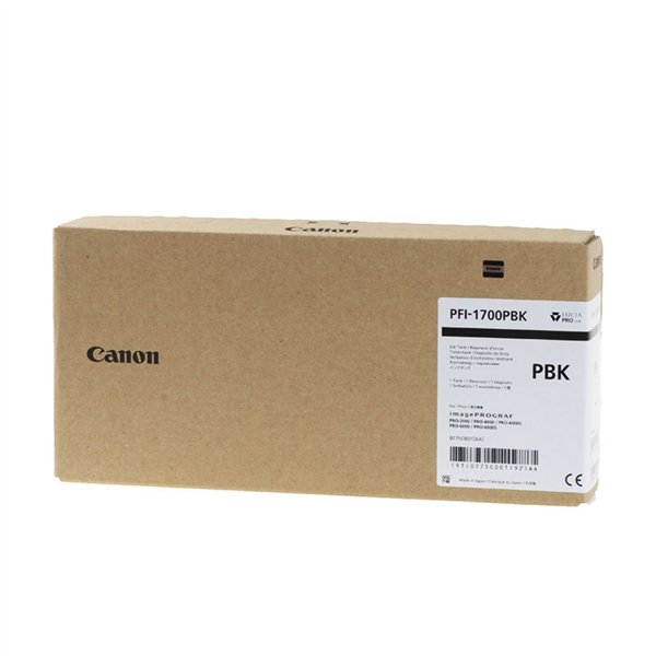 Canon PFI-1700 Cartuccia Foto nero 700 ml