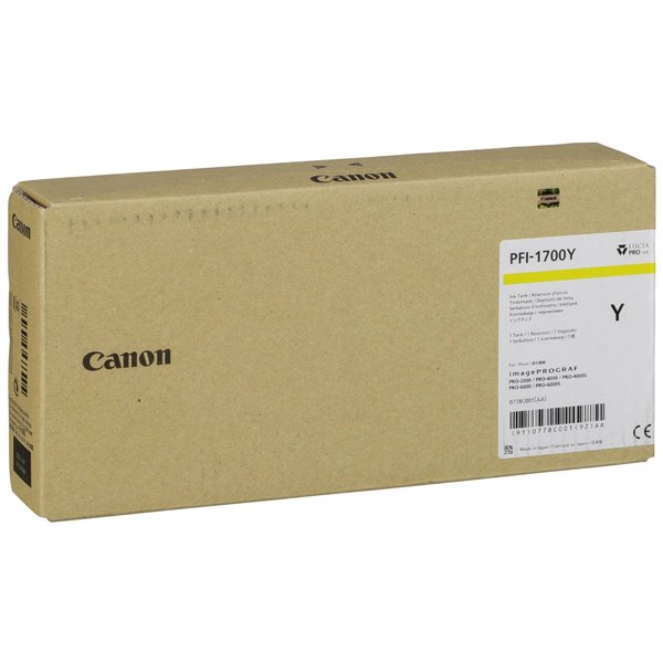 Canon PFI-1700 Cartucce giallo 700 ml