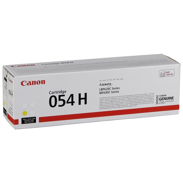 Canon Toner Cartuccia 054 H Y giallo