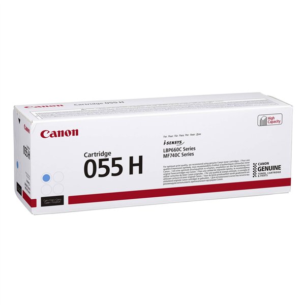 Canon Toner Cartuccia 055 H C ciano