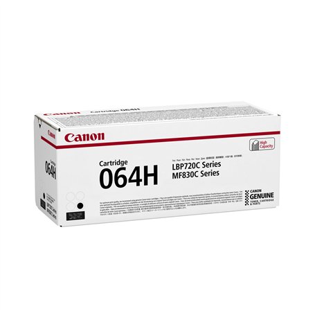 Canon cartuccia toner 064 H BK nero