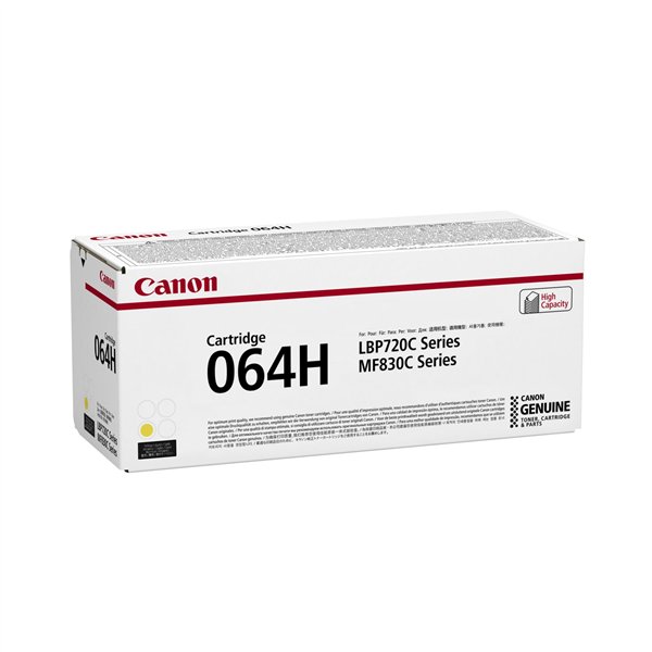 Canon cartuccia toner 064 H Y giallo