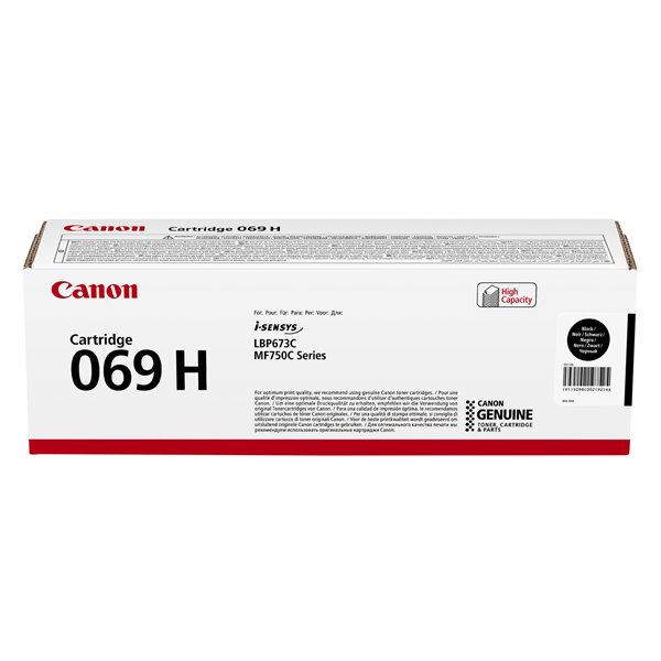 Canon Toner Cartuccia 069 H BK nero