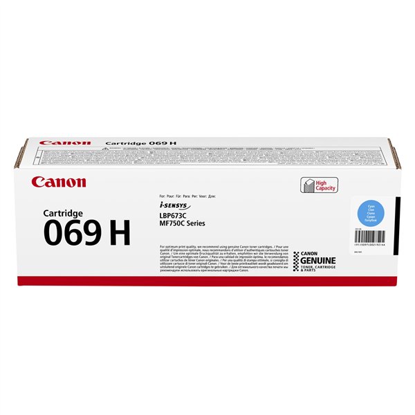 Canon cartuccia toner 069 H C ciano