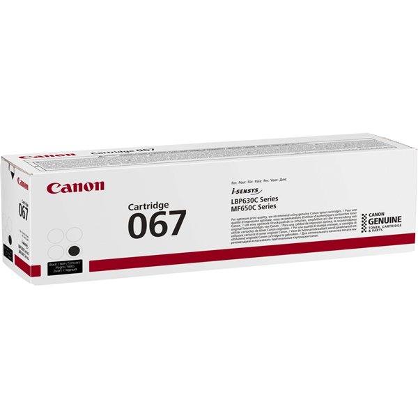 Canon cartuccia toner 067 BK nero