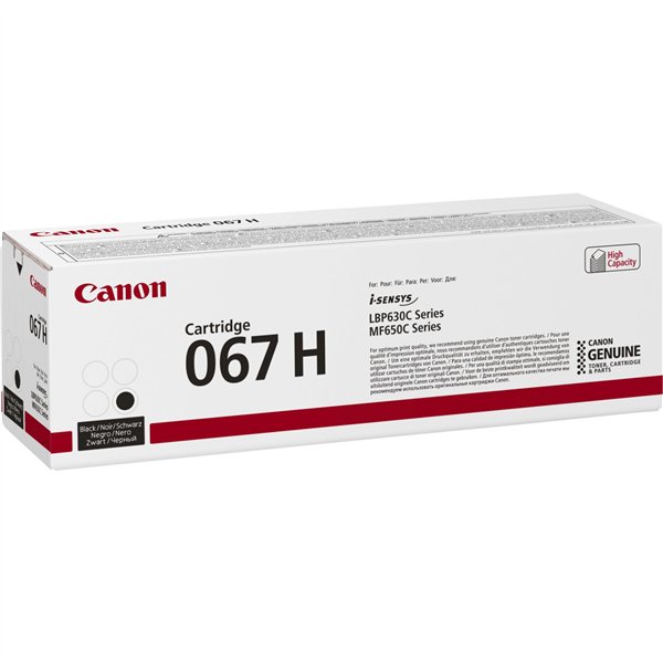 Canon cartuccia toner 067 H BK nero
