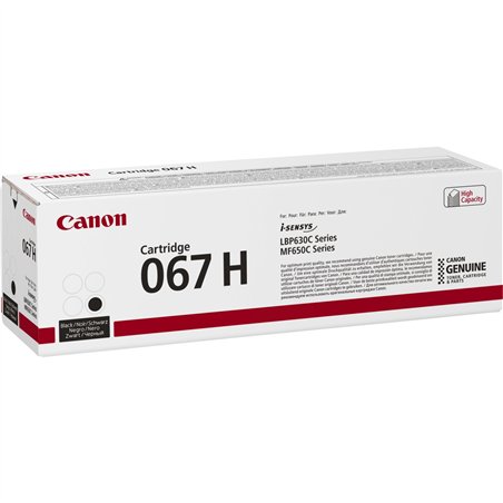 Canon cartuccia toner 067 H BK nero