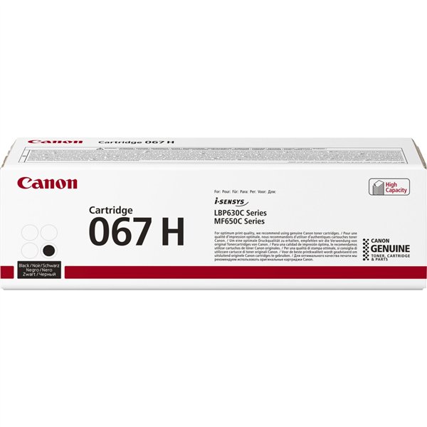Canon cartuccia toner 067 H BK nero