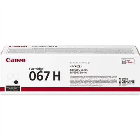 Canon cartuccia toner 067 H BK nero
