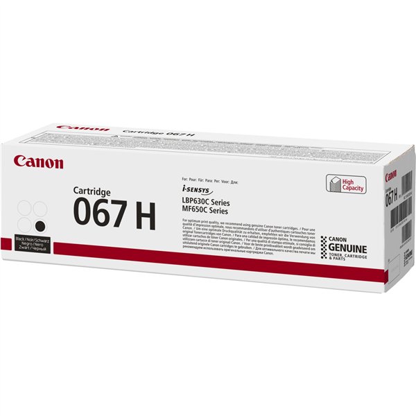 Canon cartuccia toner 067 H BK nero
