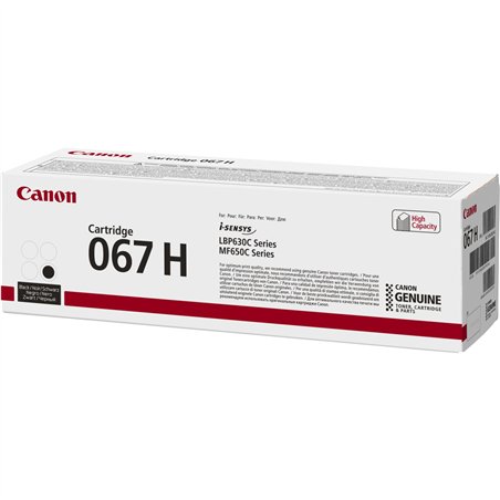 Canon cartuccia toner 067 H BK nero