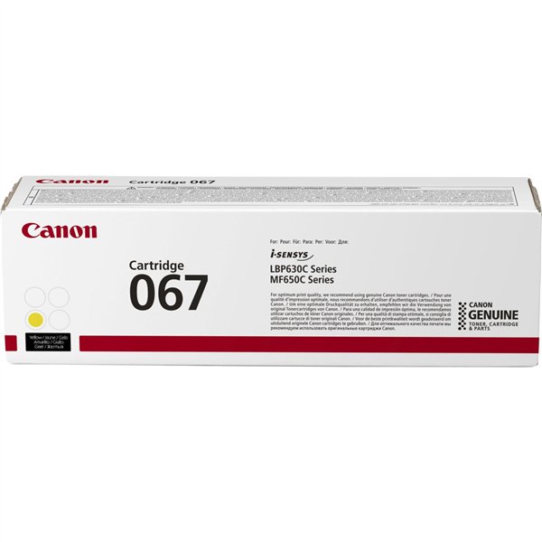 Canon cartuccia toner 067 Y giallo