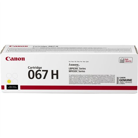 Canon cartuccia toner 067 H Y giallo