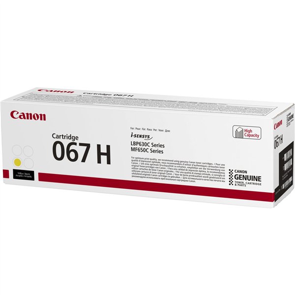 Canon cartuccia toner 067 H Y giallo