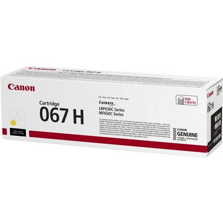 Canon cartuccia toner 067 H Y giallo