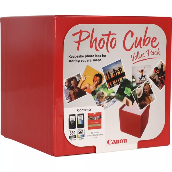 Canon PG-560 / CL-561 Photo Cube Value Pack PP-201 13x13 cm 40 f.