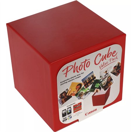 Canon PG-560 / CL-561 Photo Cube Value Pack PP-201 13x13 cm 40 f.