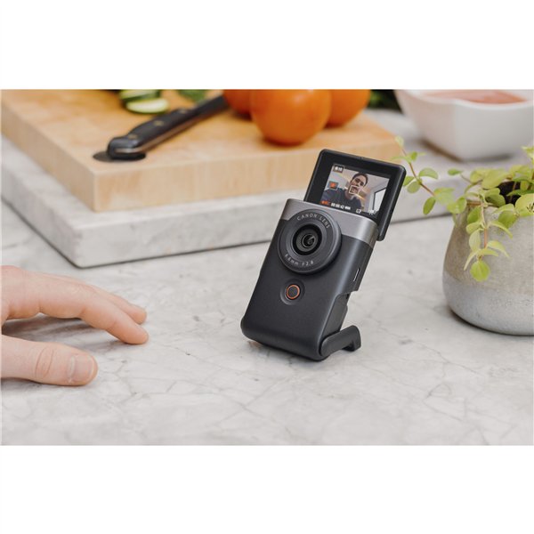 Canon PowerShot V10 Vlogging-Kit argento