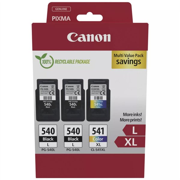 Canon PG-540 XL x2 / CL-541 XL confezione multipla