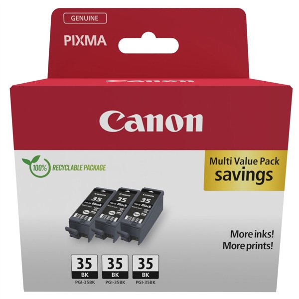 Canon PGI-35 BK nero Triple Pack