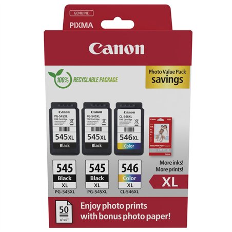 Canon PG-545 XL x2 / CL-546 XL Photo Value Pack