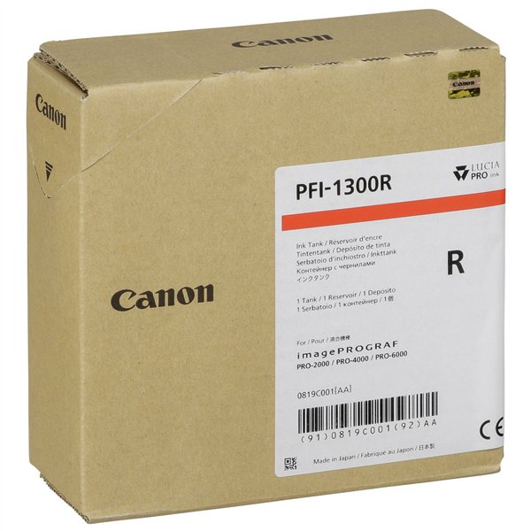 Canon PFI-1300 Cartucce rosso 330 ml