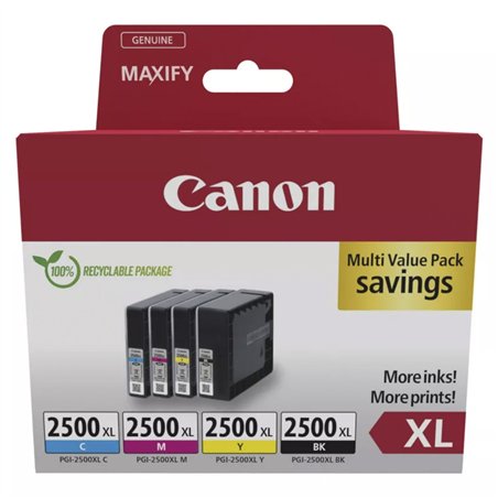 Canon PGI-2500 XL BK/C/M/Y confezione multipla