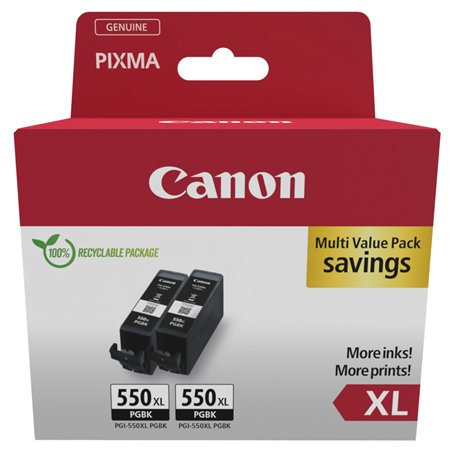 Canon PGI-550 XL PGBK nero Twin Pack