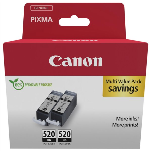 Canon PGI-520 BK nero Twin Pack