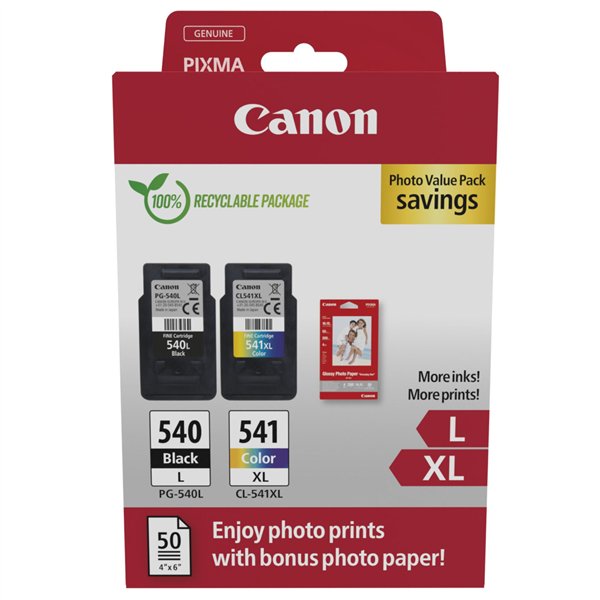 Canon PG-540 L / CL-541 XL Photo Value Pack