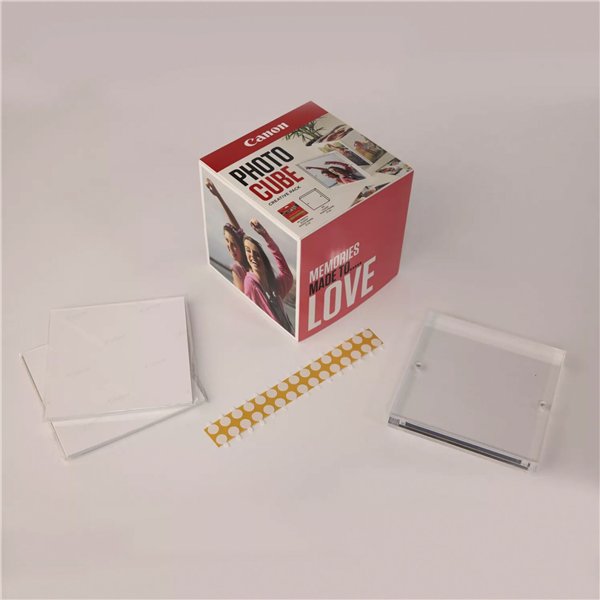 Canon PP-201 13x13 cm Photo Cube pacch.creativo bianco Pink 40 f.