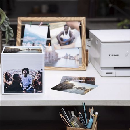 Canon PP-201 13x13 cm Photo Cube pacch.creativo bianco Pink 40 f.
