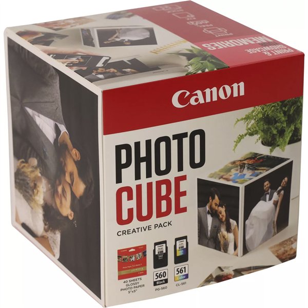 Canon PG-560 / CL-561 Photo Cube Creative Pack bianco rosa