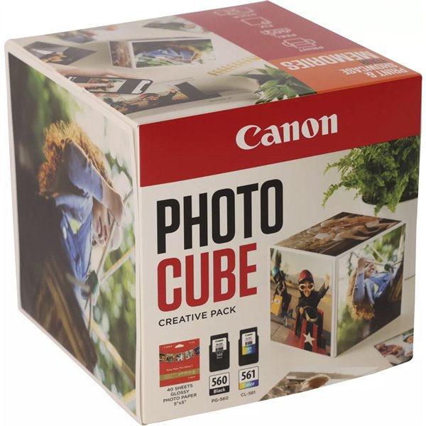Canon PG-560 / CL-561 Photo Cube Creative Pack bianco arancione