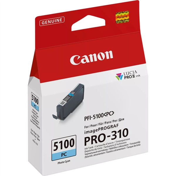 Canon PFI-5100 PC foto ciano