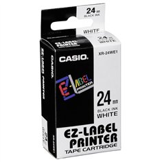 Casio XR-24 WE 1 24 mm nero    su  bianco