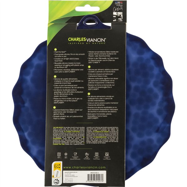 Charles Viancin BERRIES 20 cm coperchio in silicone, blu