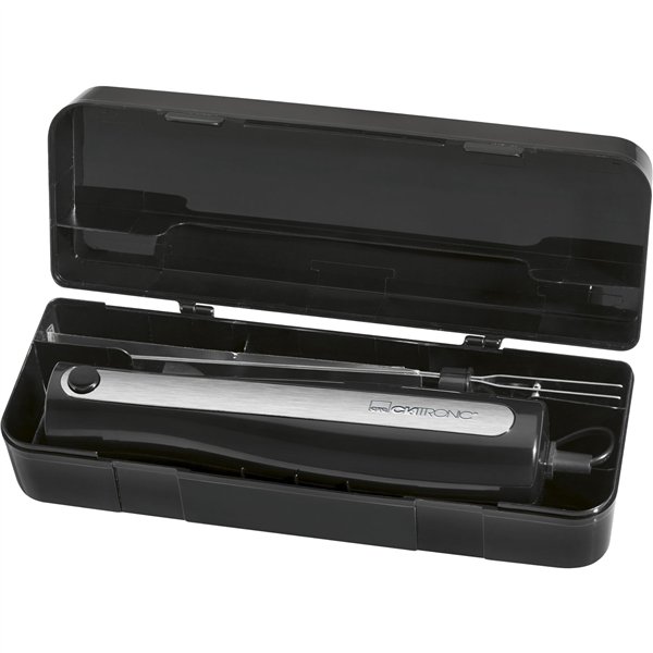 Clatronic EM 3702 nero-inox coltello elettrico