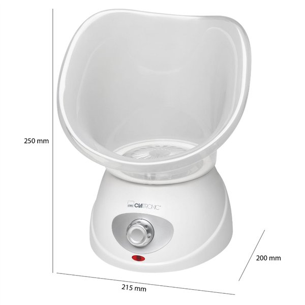 Clatronic GS 3656 bianco-grigio sauna per viso