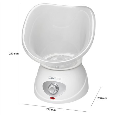 Clatronic GS 3656 bianco-grigio sauna per viso