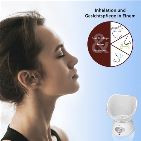 Clatronic GS 3656 bianco-grigio sauna per viso