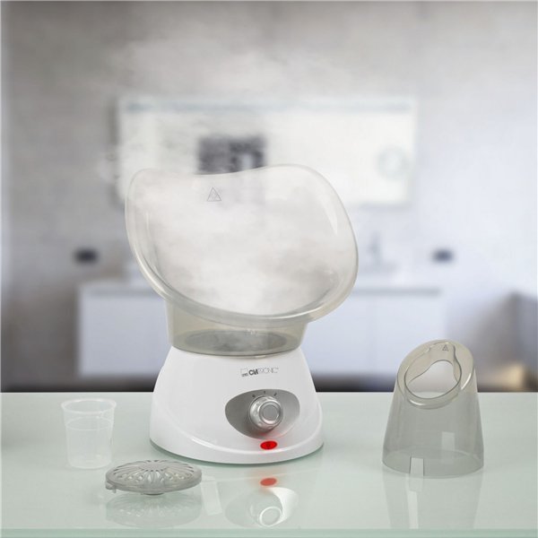 Clatronic GS 3656 bianco-grigio sauna per viso