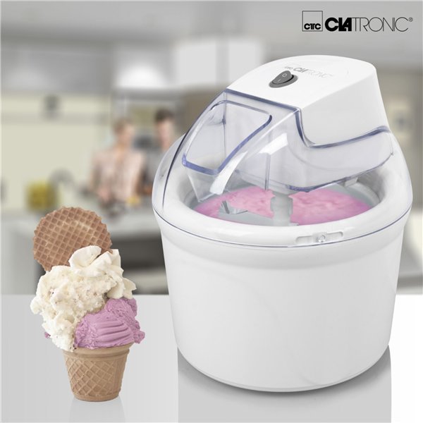 Clatronic ICM 3764 bianco macchina per gelato 1,5L